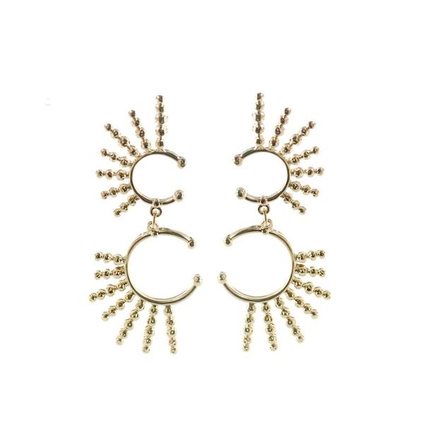 dangle & chandelier 6cm-7.8cm long gold color alloy earrings fashion irregular geometric shaped drop jewelry party gifts for women, Silver
dangle & chandelier 6cm-7.8cm long gold color alloy earrings fashion irregular geometric shaped drop jewelry party gifts for women, Silver