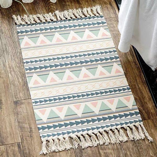 carpets retro home decorative cotton linen hand woven rugs geometric floor mat bedroom living room carpet with tassels decor
carpets retro home decorative cotton linen hand woven rugs geometric floor mat bedroom living room carpet with tassels decor