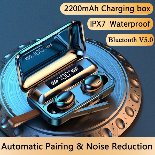 tws bluetooth-compatible earphones 2200mah charging box wireless headphone 9d stereo sports waterproof earbuds headsets with mic
tws bluetooth-compatible earphones 2200mah charging box wireless headphone 9d stereo sports waterproof earbuds headsets with mic