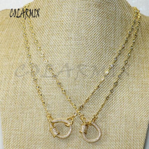 pendant necklaces 3pcs zircon drop buckle necklace chain gift for lady 50436, Silver
pendant necklaces 3pcs zircon drop buckle necklace chain gift for lady 50436, Silver