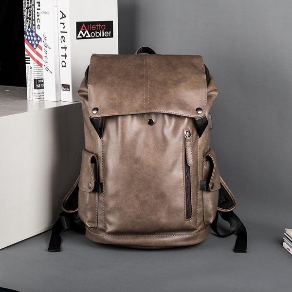 backpack yilian men's anti-theft leather backpack, notebook travel bag, black, school, large capacity, business casual
backpack yilian men's anti-theft leather backpack, notebook travel bag, black, school, large capacity, business casual