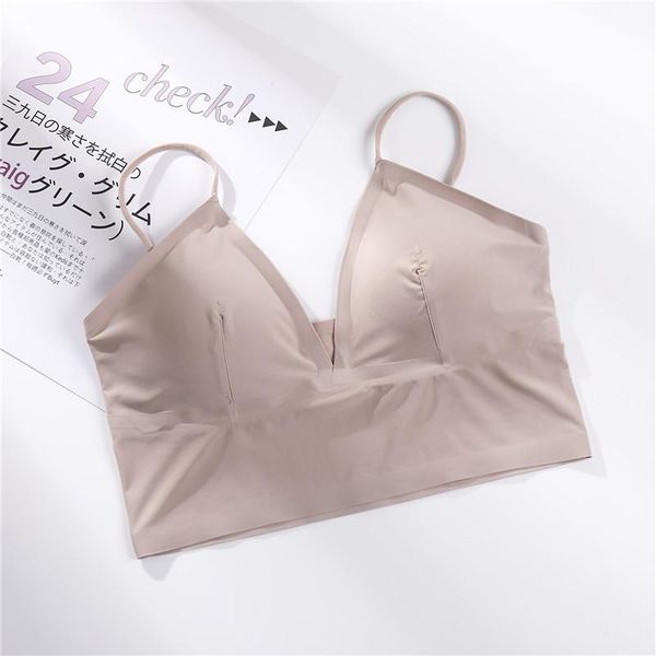 women tank crop seamless underwear female camis intimates soft deep v lingerie padded camisole camisoles & tanks, Black;white
women tank crop seamless underwear female camis intimates soft deep v lingerie padded camisole camisoles & tanks, Black;white