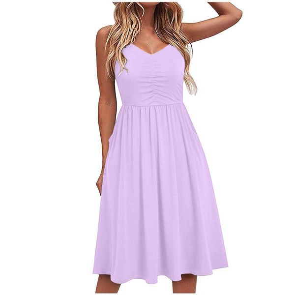 women's swimwear 2021 summer solid women mini dress v-neck sleeveless sling dresses girls long beach sundress vestidos, White;black
women's swimwear 2021 summer solid women mini dress v-neck sleeveless sling dresses girls long beach sundress vestidos, White;black