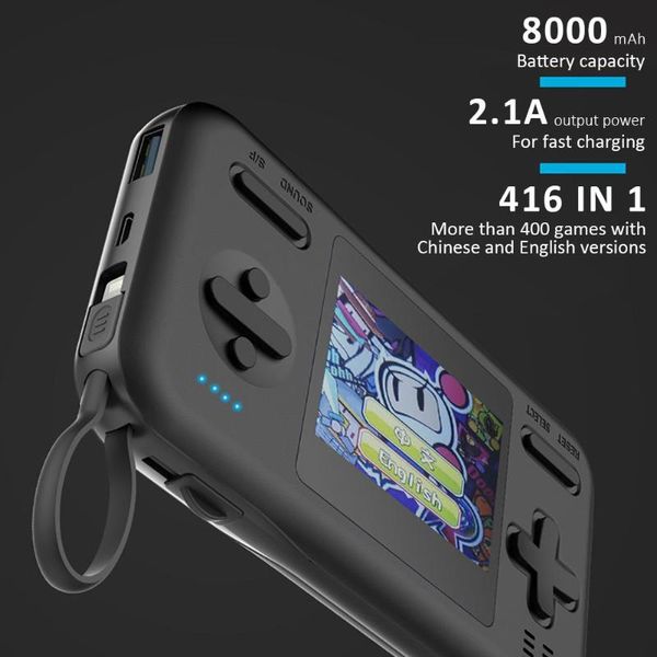 video handheld game console retro built-in 8000mah power bank gamepad player for child supplies portable players
video handheld game console retro built-in 8000mah power bank gamepad player for child supplies portable players