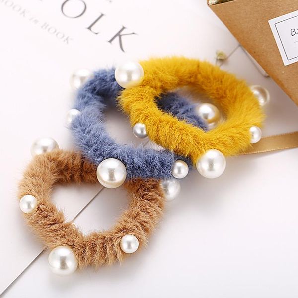 hair accessories girls pearls bands plush rope elastic rubber headrope fashion wea0061, Slivery;white
hair accessories girls pearls bands plush rope elastic rubber headrope fashion wea0061, Slivery;white