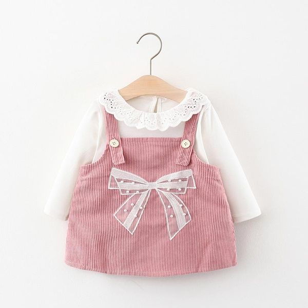 girl's dresses baby girls dress autumn infant white lace t-shirt and suspender 2pcs outfit toddler cute bow 1st birthday vestidos, Red;yellow
girl's dresses baby girls dress autumn infant white lace t-shirt and suspender 2pcs outfit toddler cute bow 1st birthday vestidos, Red;yellow