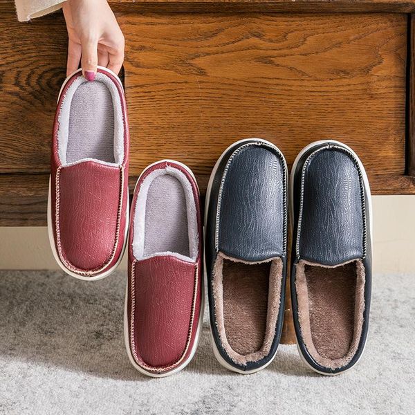 winter style pu mian slipper warm indoor anti-slip female household waterproof hide substance cotton sl slippers, Black
winter style pu mian slipper warm indoor anti-slip female household waterproof hide substance cotton sl slippers, Black