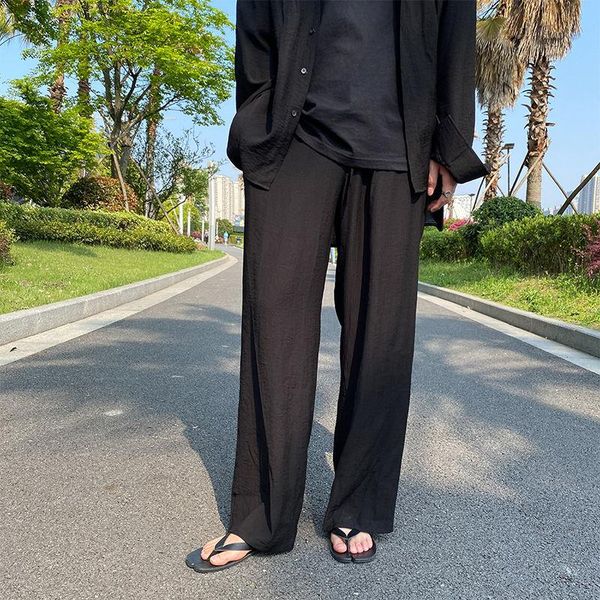 men's pants spring wide-leg fashion black casual men streetwear korean loose drawstring straight-leg mens trousers
men's pants spring wide-leg fashion black casual men streetwear korean loose drawstring straight-leg mens trousers