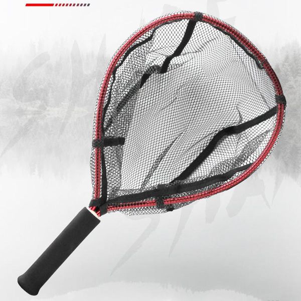 portable fishing mesh net strong load-bearing catching tool with aluminum frame handheld landing pole for accessories
portable fishing mesh net strong load-bearing catching tool with aluminum frame handheld landing pole for accessories