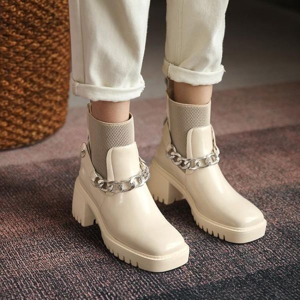 boots 2021 spring and autumn women's shoes thick soled elastic waterproof platform high-heeled muffin, Black
boots 2021 spring and autumn women's shoes thick soled elastic waterproof platform high-heeled muffin, Black