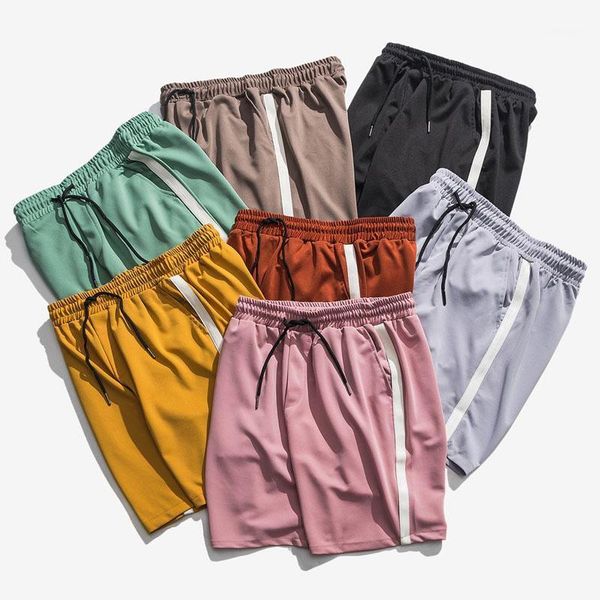 korean fashion shorts men casual side striped short joggers streetwear elastic waist pink black track summer bottoms men's, White;black
korean fashion shorts men casual side striped short joggers streetwear elastic waist pink black track summer bottoms men's, White;black