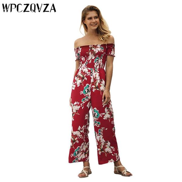women's jumpsuits & rompers wpczqvza bohemia style summer women strapless shoulder female printing nine pants slim woman beach romper, Black;white
women's jumpsuits & rompers wpczqvza bohemia style summer women strapless shoulder female printing nine pants slim woman beach romper, Black;white