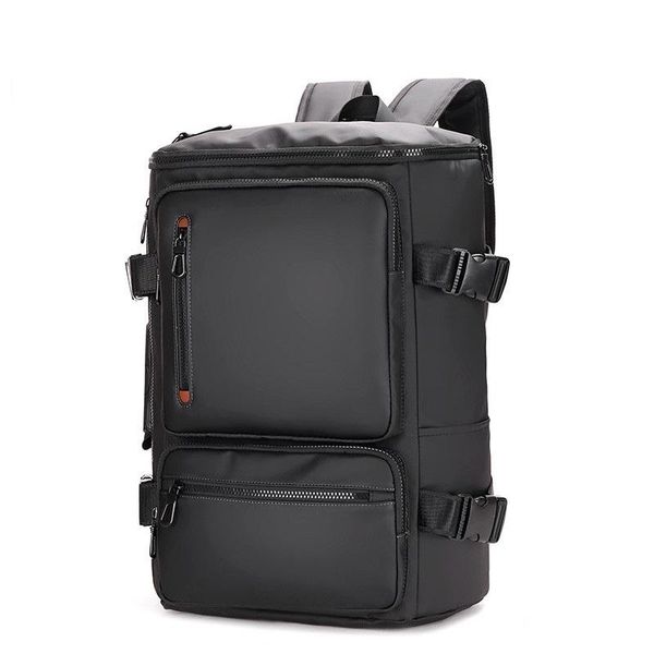 backpack men's oxford cloth back pack fashion large capacity school bag for boy leather lapbags.
backpack men's oxford cloth back pack fashion large capacity school bag for boy leather lapbags.