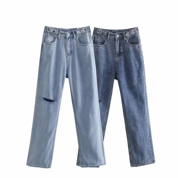 women's jeans korean version of high-waisted legs long knee hole wash made old denim pants dlzk690, Blue
women's jeans korean version of high-waisted legs long knee hole wash made old denim pants dlzk690, Blue
