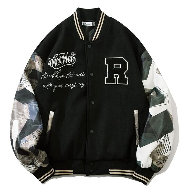 men's jackets 2021 hip hop gothic baseball letter embroidery patchwork harajuku varsity coat vintage oversized winter mens jacket, Black;brown
men's jackets 2021 hip hop gothic baseball letter embroidery patchwork harajuku varsity coat vintage oversized winter mens jacket, Black;brown