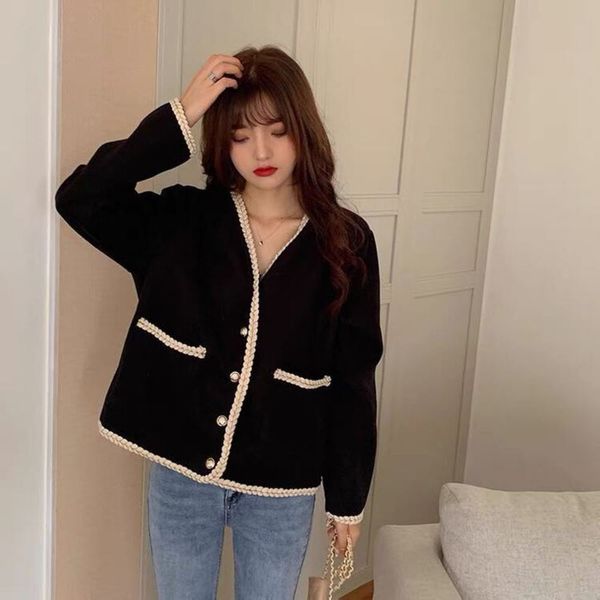 autumn style small man fried street fragrance short black coat thin fashionable women's wear, Black;brown
autumn style small man fried street fragrance short black coat thin fashionable women's wear, Black;brown