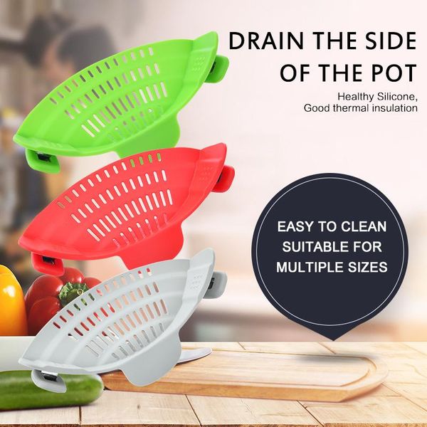 colanders & strainers silicone kitchen clip on pot strainer drainer for draining excess liquid univers pasta vegetable tool
colanders & strainers silicone kitchen clip on pot strainer drainer for draining excess liquid univers pasta vegetable tool