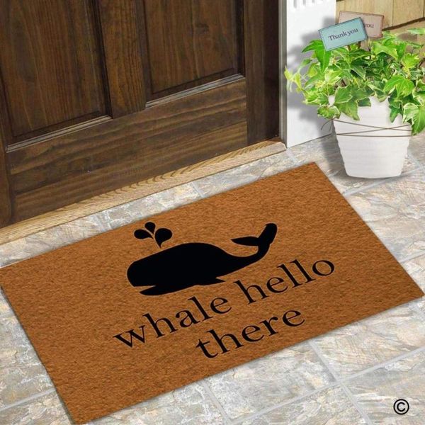 cushion/decorative pillow doormat entrance floor mat funny door whale hello there non-slip 30 inch by 18
cushion/decorative pillow doormat entrance floor mat funny door whale hello there non-slip 30 inch by 18