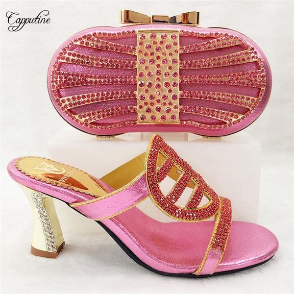 dress shoes elegant high heel design pink lady sandal and evening bag set with stones for t0427, height 8cm, Black
dress shoes elegant high heel design pink lady sandal and evening bag set with stones for t0427, height 8cm, Black