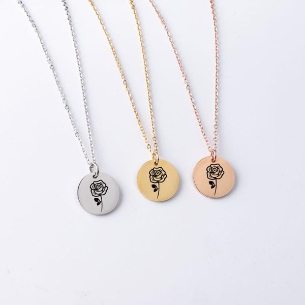 fnixtar 10pcs 45cm laser rose flower 20mm round disc pendant necklace stainless steel chain for women's men's jewelry necklaces, Silver
fnixtar 10pcs 45cm laser rose flower 20mm round disc pendant necklace stainless steel chain for women's men's jewelry necklaces, Silver
