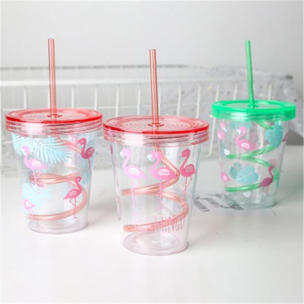 water bottles lovely plastic cup cute flamingo bottle transparent pink green straw party traveling camp home office 450ml
water bottles lovely plastic cup cute flamingo bottle transparent pink green straw party traveling camp home office 450ml