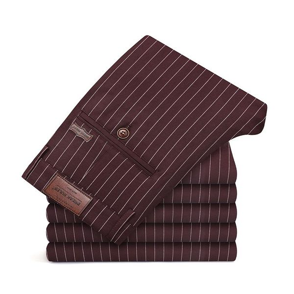 men's pants 6 color classic plaid casual 2021 spring fashion business cotton stretch straight trousers male brand 38, Black
men's pants 6 color classic plaid casual 2021 spring fashion business cotton stretch straight trousers male brand 38, Black