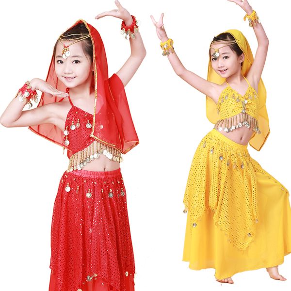 belly dance costume clothes wear kids dance child children gift indian dance 2pcs-4pcs skirt&headband&bracelet5 colors., Black;red
belly dance costume clothes wear kids dance child children gift indian dance 2pcs-4pcs skirt&headband&bracelet5 colors., Black;red