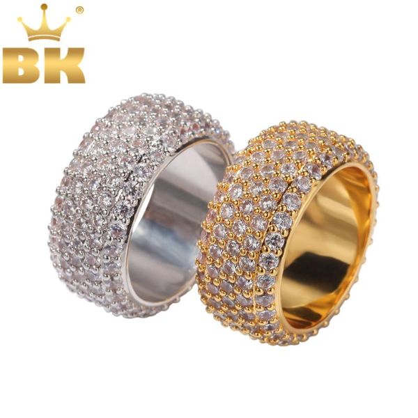 cluster rings the bling king 10mm micro paved iced out cubic zirconia ring men women gold color 5 row cz hiphop rapper jewelry, Golden;silver
cluster rings the bling king 10mm micro paved iced out cubic zirconia ring men women gold color 5 row cz hiphop rapper jewelry, Golden;silver