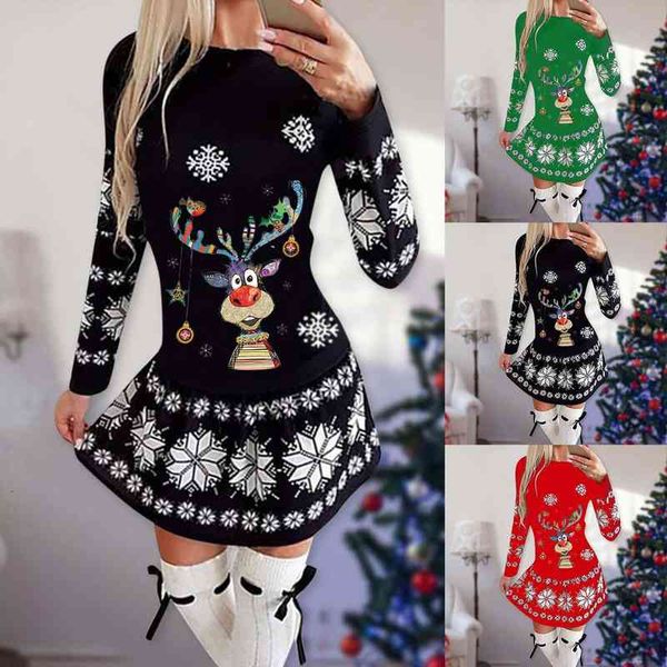 fashion anime elk deer women dress print christmas costume autumn winter longsleeve casual party plus size, Black;gray
fashion anime elk deer women dress print christmas costume autumn winter longsleeve casual party plus size, Black;gray