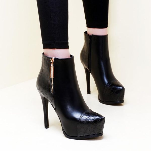 boots fashion winter for women black pu thin super high heels ankle booties platform womans pumps shoes snake-pattern botas
boots fashion winter for women black pu thin super high heels ankle booties platform womans pumps shoes snake-pattern botas