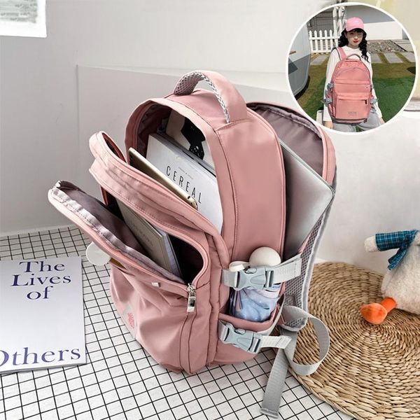 backpack college student schoolbag casual harajuku ulzzang men's travel computer bag 15.6-inch female large capacity
backpack college student schoolbag casual harajuku ulzzang men's travel computer bag 15.6-inch female large capacity