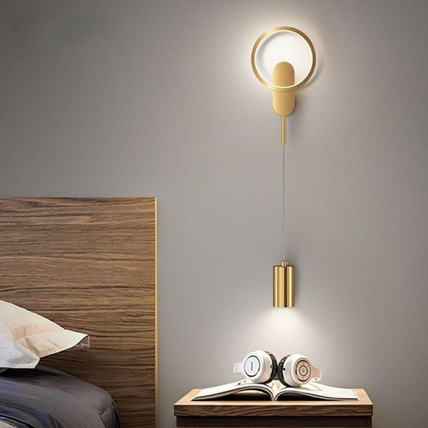 wall lamp all copper light luxury bedside modern minimalist living room television background nordic creative brushed
wall lamp all copper light luxury bedside modern minimalist living room television background nordic creative brushed