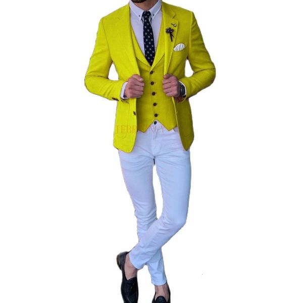 men's suits & blazers veiai 2021 custom-made thin-fitting yellow blazer for the wedding with groom's tuxedos tuxedo, White;black
men's suits & blazers veiai 2021 custom-made thin-fitting yellow blazer for the wedding with groom's tuxedos tuxedo, White;black