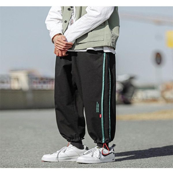 men's pants port style wear 2021 autumn splicing drawstring adjustable leg casual, Black
men's pants port style wear 2021 autumn splicing drawstring adjustable leg casual, Black