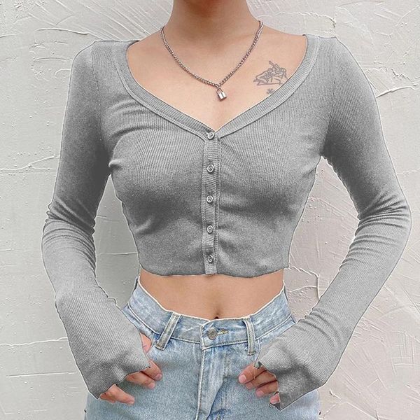 women's t-shirt women long sleeve crop deep v neck basic solid black white casual tshirt tee shirt summer autumn
women's t-shirt women long sleeve crop deep v neck basic solid black white casual tshirt tee shirt summer autumn