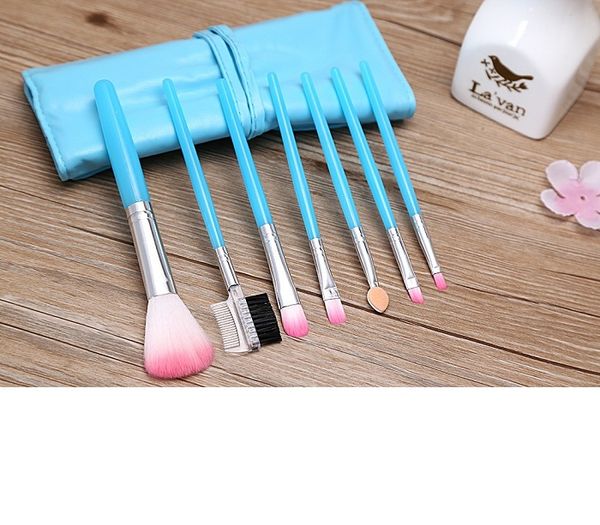 dhl makeup brushes make up brush set kits eyelash eye-shadow sponge sumudger 7pieces/set tools pu bag
dhl makeup brushes make up brush set kits eyelash eye-shadow sponge sumudger 7pieces/set tools pu bag