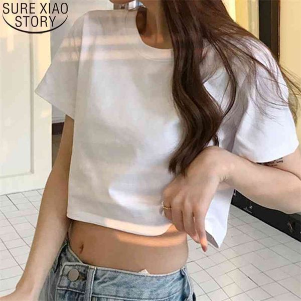 summer short-sleeve t-shirt cotton korean women's loose plus size white female o-neck casual fashion clothes 14180 210510
summer short-sleeve t-shirt cotton korean women's loose plus size white female o-neck casual fashion clothes 14180 210510