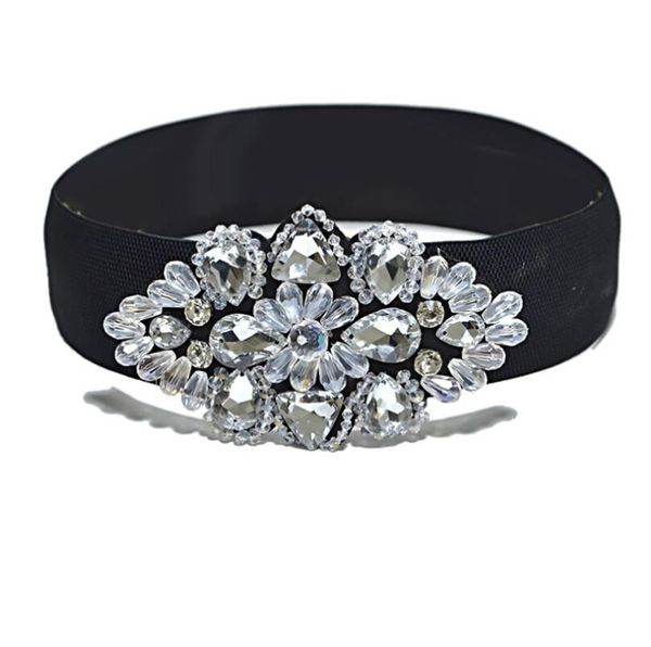 belts women's runway fashion diamonds beaded elastic cummerbunds female dress corsets waistband decoration wide belt r1455, Black;brown
belts women's runway fashion diamonds beaded elastic cummerbunds female dress corsets waistband decoration wide belt r1455, Black;brown