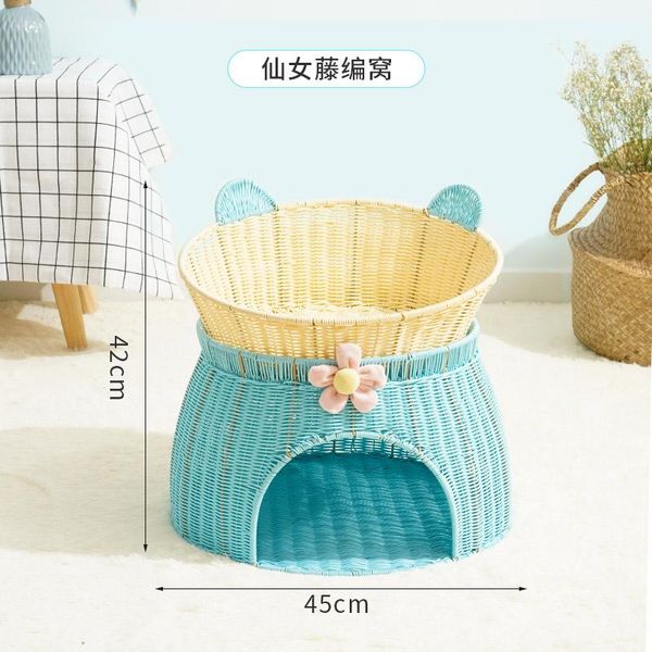 cat beds & furniture at house four seasons imitation wicker dog washable semi-enclosed summer cool breathable supplies
cat beds & furniture at house four seasons imitation wicker dog washable semi-enclosed summer cool breathable supplies