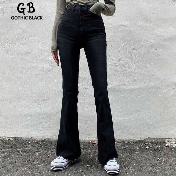 women's pants & capris gothblack streetwear high waist solid slim flare women casual dark splice button bodycon jeans winter fashion tr, Black;white
women's pants & capris gothblack streetwear high waist solid slim flare women casual dark splice button bodycon jeans winter fashion tr, Black;white