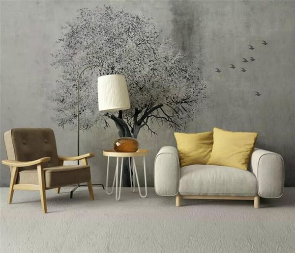 wallpapers home improvement 3d wall paper rolls waterproof silk wallpaper for walls murals background hand-painted tree birds retro
wallpapers home improvement 3d wall paper rolls waterproof silk wallpaper for walls murals background hand-painted tree birds retro