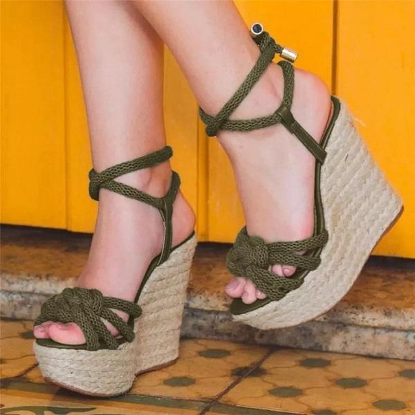 summer women high heels platform sandals gladiator wedges lace up ladies espadrille shoes open toe ankle strap beach, Black
summer women high heels platform sandals gladiator wedges lace up ladies espadrille shoes open toe ankle strap beach, Black