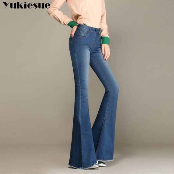 women's jeans high waist for women skinny vintage bleached ripped woman autumn denim bell-bottomed pants flare trousers female, Blue
women's jeans high waist for women skinny vintage bleached ripped woman autumn denim bell-bottomed pants flare trousers female, Blue