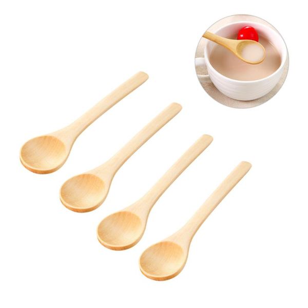10pcs wooden spoons natural long handle stirring pudding honey tea 
10pcs wooden spoons natural long handle stirring pudding honey tea