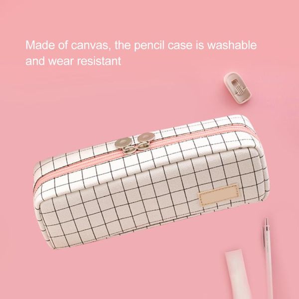 pencil bags gift college office for school case makeup bag student solid large capacity canvas 3 grids stationery storage portable
pencil bags gift college office for school case makeup bag student solid large capacity canvas 3 grids stationery storage portable