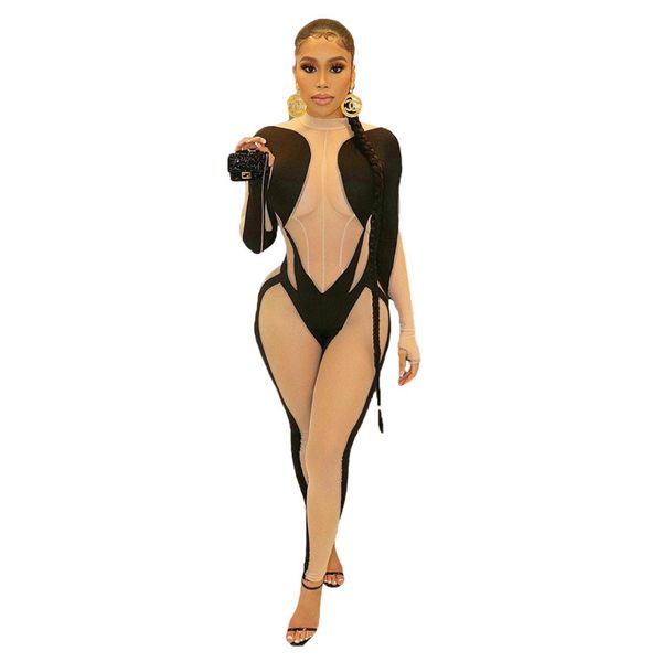 sheer mesh club rompers womens jumpsuit bodycon skinny see through jumpsuit clubwear party outfits for women jumpsuits 2021, Black;white
sheer mesh club rompers womens jumpsuit bodycon skinny see through jumpsuit clubwear party outfits for women jumpsuits 2021, Black;white