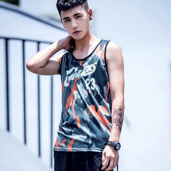 summer men print tank breathable thin sleeveless shirt loose hip hop fashion vest o neck streetwear sportwear clothes, White;black
summer men print tank breathable thin sleeveless shirt loose hip hop fashion vest o neck streetwear sportwear clothes, White;black