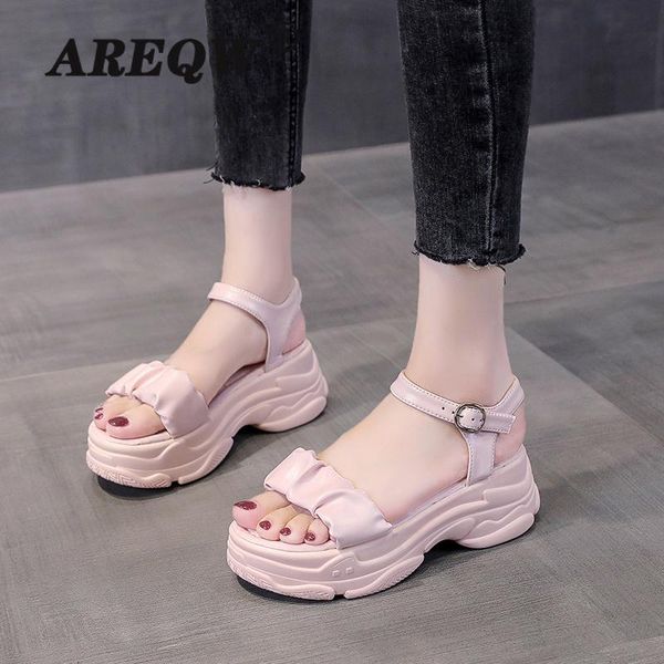 sandals platform shoes women wedge heels height increaming buckle thick soled beach woman sandal, Black
sandals platform shoes women wedge heels height increaming buckle thick soled beach woman sandal, Black