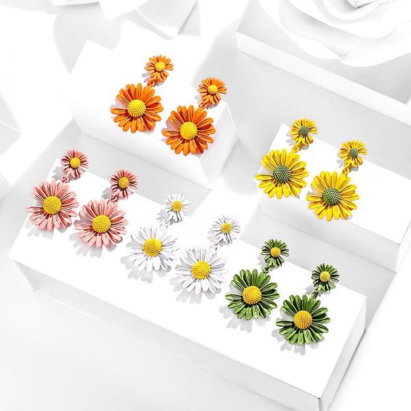 dangle & chandelier 2021 korea flower drop earrings for women fashion geometric round metal long statement summer female girl jewelry gifts, Silver
dangle & chandelier 2021 korea flower drop earrings for women fashion geometric round metal long statement summer female girl jewelry gifts, Silver