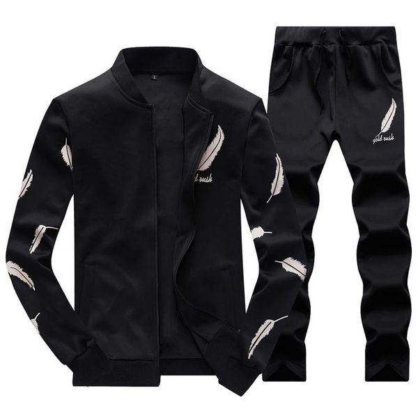 men's tracksuits 2021 fashion spring autumn winter men sporting suit jacket+pant sweatsuit 2 piece set tracksuit clothing mens casual s, Gray
men's tracksuits 2021 fashion spring autumn winter men sporting suit jacket+pant sweatsuit 2 piece set tracksuit clothing mens casual s, Gray